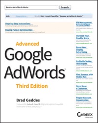 Original PDF Ebook - Advanced Google AdWords3rd Edition - 9781118819562