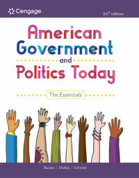 Original PDF Ebook - American Government and Politics Today: The Essentials20th Edition - 9780357458426