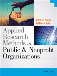 Original PDF Ebook - Applied Research Methods in Public and Nonprofit Organizations1st Edition - 9781118737361