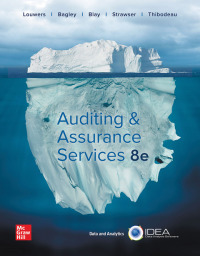 Original PDF Ebook - Auditing & Assurance Services8th Edition - 9781260369205