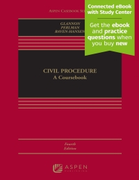 Original PDF Ebook - Civil Procedure: A Coursebook4th Edition[Connected eBook with Study Center] (Aspen Casebook) - 9781543826258