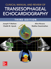 Original PDF Ebook - Clinical Manual and Review of Transesophageal Echocardiography3rd Edition -9780071830232