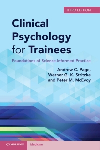 Original PDF Ebook - Clinical Psychology for Trainees3rd EditionFoundations of Science-Informed Practice - 9781108457101