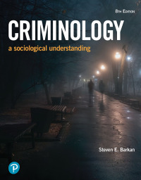 Original PDF Ebook - Criminology: A Sociological Understanding8th Edition - 9780137636181
