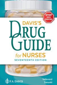 Original PDF Ebook - Davis's Drug Guide for Nurses17th Edition - 9781719640053