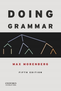 Original PDF Ebook - Doing Grammar5th Edition - 9780199947331