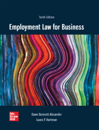 Original PDF Ebook - Employment Law for Business10th Edition - 9781260734270