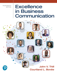 Original PDF Ebook - Excellence in Business Communication (Pearson+)14th Edition - 9780137868452