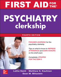 Original PDF Ebook - First Aid for the Psychiatry Clerkship, Fourth Edition4th Edition - 9780071841740