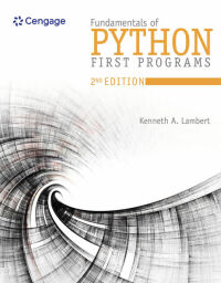 Original PDF Ebook - Fundamentals of Python: First Programs2nd Edition -9781337677646