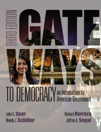 Original PDF Ebook - Gateways to Democracy: An Introduction to American Government3rd Edition - 9781285858548