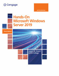 Original PDF Ebook - Hands-On Microsoft Window Server 20193rd Edition - 9780357436158