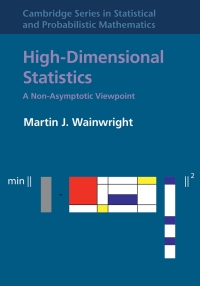 Original PDF Ebook - High-Dimensional StatisticsA Non-Asymptotic Viewpoint - 9781108498029