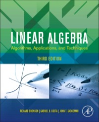 Original PDF Ebook - Linear Algebra: Algorithms, Applications, and Techniques3rd Edition -9780123914200