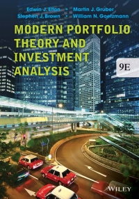 Original PDF Ebook - Modern Portfolio Theory and Investment Analysis9th Edition - 9781118469941