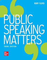 Original PDF Ebook - Public Speaking Matters3rd Edition - 9781264107728