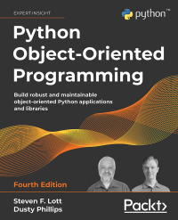 Original PDF Ebook - Python Object-Oriented Programming4th EditionBuild robust and maintainable object-oriented Python applications and libraries, 4th Edition - 9781801077262