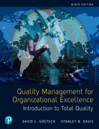 Original PDF Ebook - Quality Management for Organizational Excellence9th EditionIntroduction to Total Quality - 9780135577325