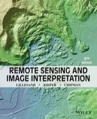 Original PDF Ebook - Remote Sensing and Image Interpretation7th Edition - 9781118343289