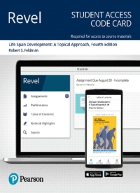 Original PDF Ebook - Revel Access Code for Lifespan Development4th EditionA Topical Approach - 9780135212219