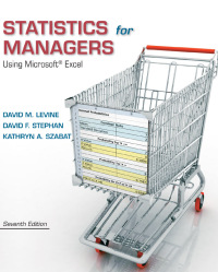 Original PDF Ebook - Statistics for Managers Using Microsoft Excel7th Edition - 9780133061819