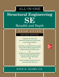 Original PDF Ebook - Structural Engineering SE All-in-One Exam Guide: Breadth and Depth, Second Edition2nd Edition - 9781264651764