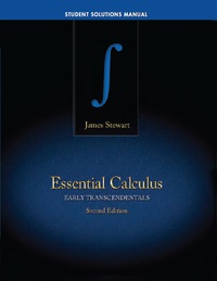 Original PDF Ebook - Student Solutions Manual for Stewart's Essential Calculus: Early Transcendentals2nd Edition - 9781133490975