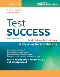 Original PDF Ebook - Test Success Test-Taking Techniques for Beginning Nursing Students8th Edition - 9780803669093