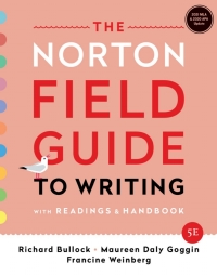 Original PDF Ebook - The Norton Field Guide to Writing: with Readings and Handbook, MLA 2021 and APA 2020 Update Edition5th Edition -9780393655803
