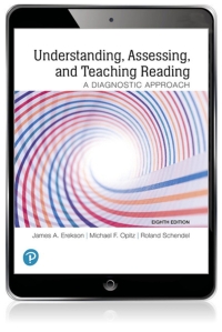 Original PDF Ebook - Understanding, Assessing, and Teaching Reading: A Diagnostic Approach (Pearson+)8th Edition - 9780135175552