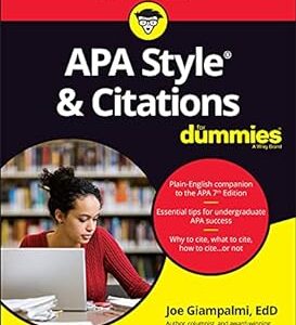 Original PDF Ebook - APA Style & Citations For Dummies9781119716440