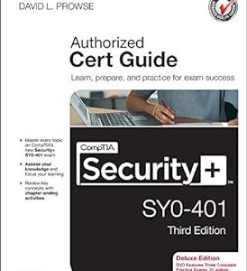 Original PDF Ebook - CompTIA Security+ SY0-401 Cert Guide, Deluxe Edition9780789753335